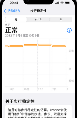 吴川iPhone手机维修如何在iPhone开启'步行稳定性通知'