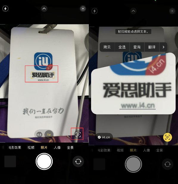 吴川苹果手机维修分享升级iOS 16后如何通过相机翻译文本 