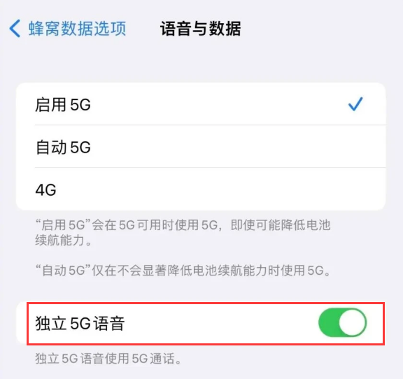 吴川苹果14维修分享iPhone 14 Pro如何开启VoNR 