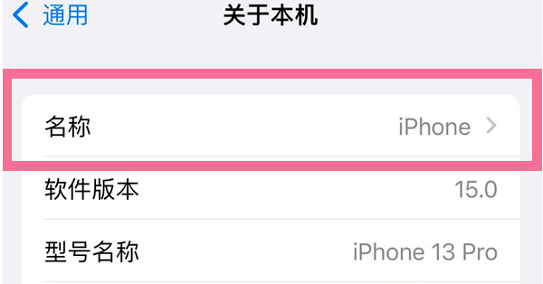 吴川苹果13维修分享iPhone 13热点名字设置教程 