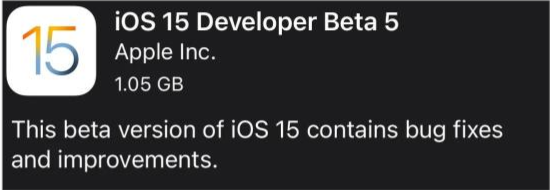 吴川苹果手机维修分享如何升级到iOS15.0 beta5 